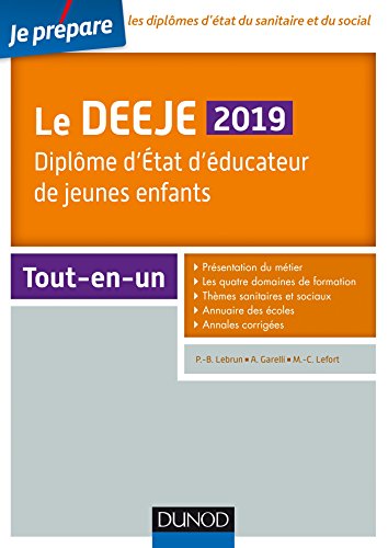 Beispielbild fr Le DEEJE 2019 - Diplme d'tat d'ducateur de jeunes enfants - Tout-en-un zum Verkauf von medimops