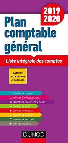 Stock image for Plan comptable gnral 2019/2020 - Liste intgrale des comptes: Liste intgrale des comptes (2019-2020) for sale by Librairie Th  la page