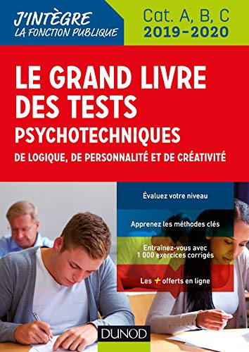 Beispielbild fr Le Grand Livre des tests psychotechniques de logique, de personnalit et de crativit - 2019-2020 zum Verkauf von Ammareal