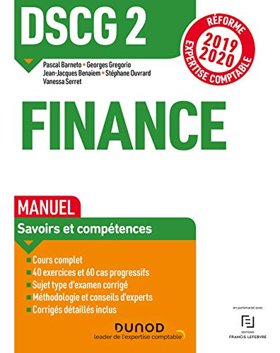 Stock image for DSCG 2 Finance - Manuel - Rforme 2019-2020: Rforme Expertise comptable 2019-2020 (2019-2020) (DSCG 2 - Finance - DSCG 2 (1)) for sale by Revaluation Books