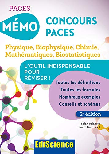9782100794270: Mmo Concours PACES - 2d. -Physique, Biophysique, Chimie, Mathmatiques, Biostatistiques