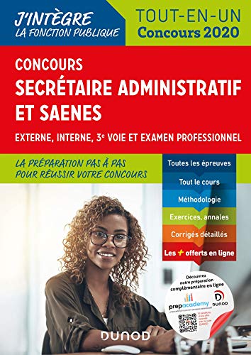 Stock image for Concours Secrtaire administratif et SAENES - Tout-en-un - Concours 2020 for sale by Ammareal