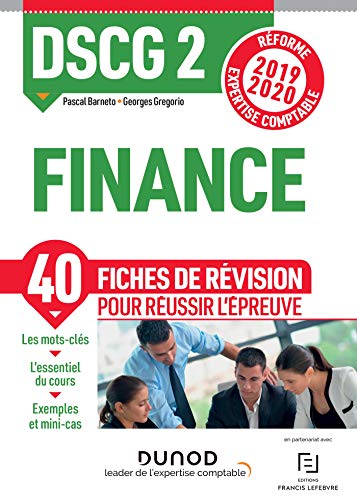 Stock image for DSCG 2 Finance - Fiches de rvision - Rforme 2019-2020: Rforme Expertise comptable (2019-2020) for sale by Ammareal