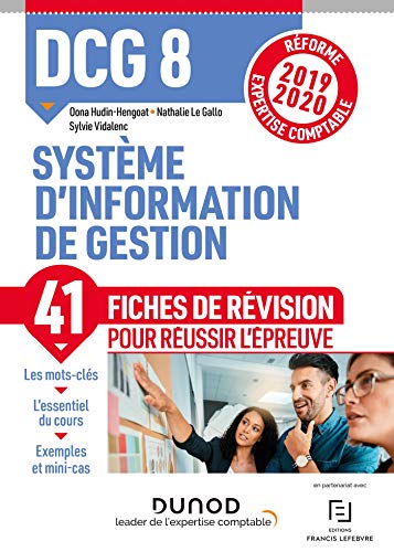 Beispielbild fr DCG 8 Systme d'information - Fiches de rvision - Rforme 2019-2020: Rforme Expertise comptable (2019-2020) zum Verkauf von Ammareal