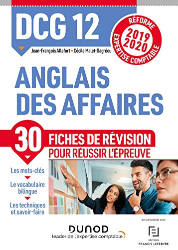 Stock image for DCG 12 - Anglais des affaires - Fiches de rvision - Rforme 2019-2020: Rforme Expertise comptable 2019-2020 for sale by medimops