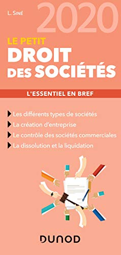 Stock image for Le petit Droit des socits 2020 - L'essentiel en bref: L'essentiel en bref (2020) for sale by medimops