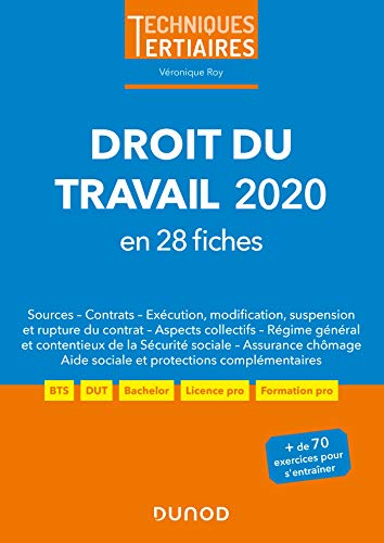 Stock image for Droit du travail 2020 en 28 fiches (2020) for sale by Ammareal