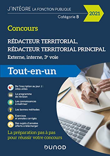 Beispielbild fr Concours Rdacteur territorial - 2021 - Externe, interne et 3e voie - Tout en un: Externe, interne et 3e voie - Tout en un (2021) zum Verkauf von Ammareal