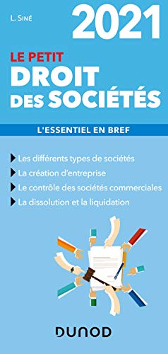 Stock image for Le petit Droit des socits 2021 - L'essentiel en bref: L'essentiel en bref (2021) for sale by medimops