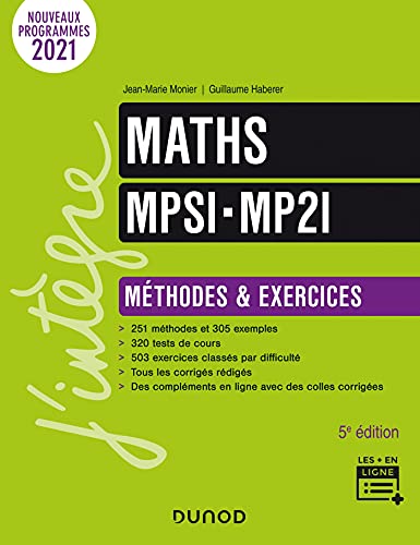 9782100821044: Maths MPSI-MP2I: Mthodes et exercices