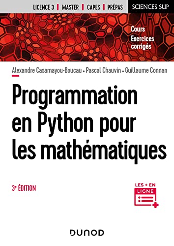 Beispielbild fr Programmation en Python pour les mathmatiques - 3e d. zum Verkauf von Gallix