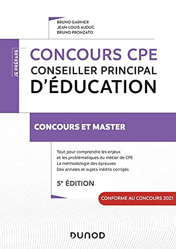 Beispielbild fr Concours CPE - Conseiller principal d'ducation - 5e d. - Tout-en-un zum Verkauf von medimops