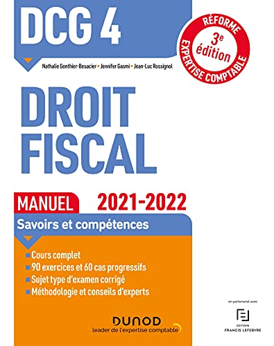 Beispielbild fr DCG 4 : droit fiscal - manuel (dition 2021/2022) zum Verkauf von LiLi - La Libert des Livres