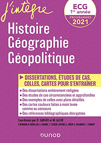 Stock image for ECG 1re anne - Histoire Gographie Gopolitique - 2021 (2021) for sale by Gallix