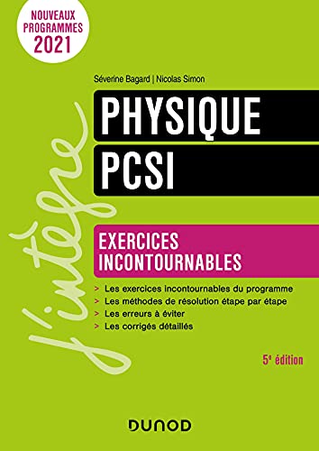 Beispielbild fr Physique PCSI - 5e d.: Exercices incontournables zum Verkauf von Gallix
