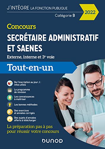 Stock image for Concours Secrtaire administratif et SAENES - 2022 - Tout-en-un: Tout-en-un (2022) for sale by Ammareal