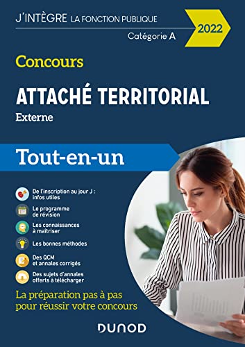 9782100829064: Concours Attach territorial externe 2022 - Tout-en-un: Tout-en-un (2022)