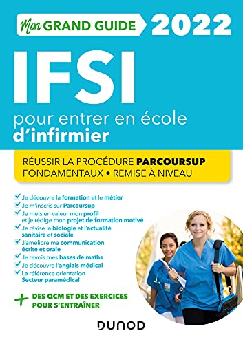 Imagen de archivo de Mon grand guide IFSI 2022 pour entrer en cole d'infirmier a la venta por Ammareal