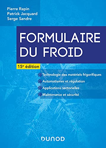 Stock image for Formulaire du froid - 15e d. for sale by medimops