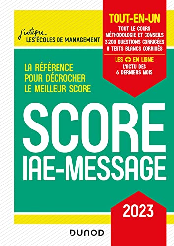 Beispielbild fr Score Iae-message : Tout-en-un : 2023 zum Verkauf von RECYCLIVRE