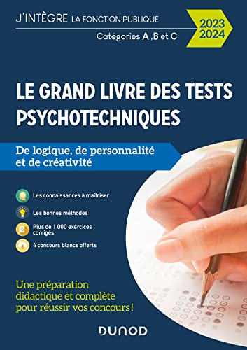 Beispielbild fr Le Grand Livre des tests psychotechniques de logique, de personnalit et de crativit - 2023-2024 (2023-2024) zum Verkauf von Gallix