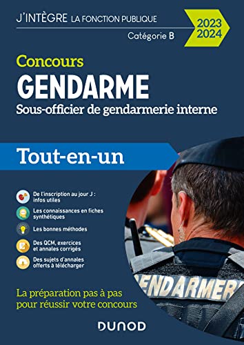 Beispielbild fr Concours Sous-officier de gendarmerie interne - 2023-2024 (2023) [Broch] Groga, Jean Marc; Priet, Benot; Pelletier, Corinne et Couarc'h, Thibault zum Verkauf von BIBLIO-NET