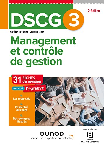 Beispielbild fr DSCG 3 Management et contrle de gestion - Fiches 2023-2024 zum Verkauf von Gallix