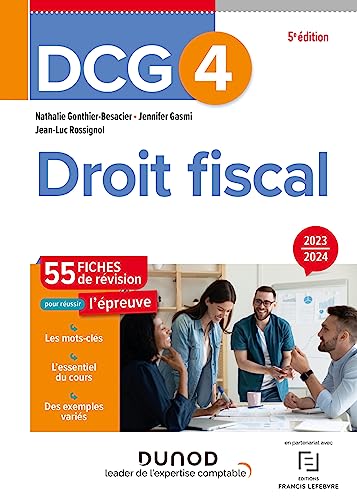 Beispielbild fr DCG 4 : droit fiscal ; fiches de rvision (dition 2023/2024) zum Verkauf von Chapitre.com : livres et presse ancienne