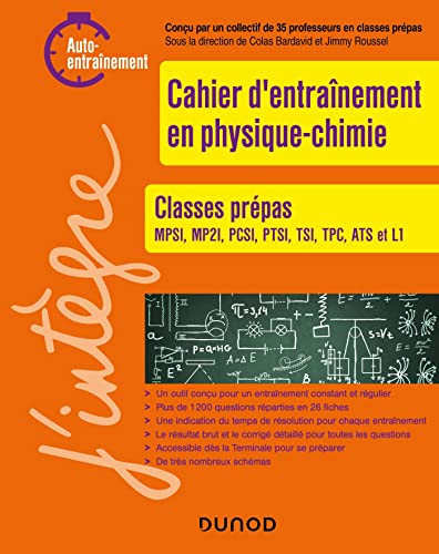 Beispielbild fr Cahier d'entrainement en physique-chimie: Classes prpas zum Verkauf von Gallix