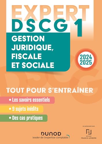 Stock image for DSCG 1 - EXPERT - Gestion juridique, fiscale et sociale 2024 for sale by Gallix