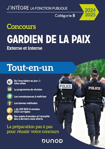 Stock image for Concours Gardien de la paix 2024-2025: Tout-en-un for sale by Gallix