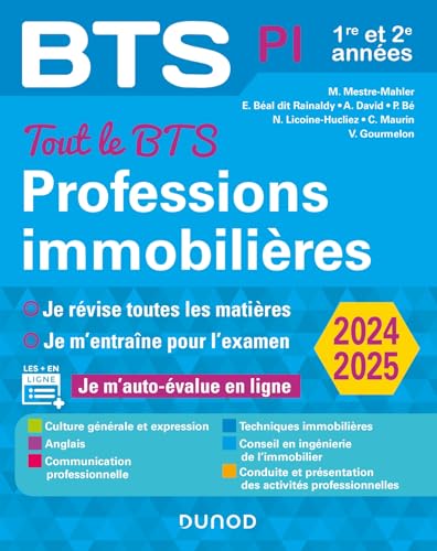 Beispielbild fr Tout le BTS Professions immobilires - 2024-2025: 1re et 2e annes (2024-2025) zum Verkauf von Gallix