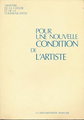 Pour une nouvelle condition de l'artiste: EÌtude (French Edition) (9782110002303) by France