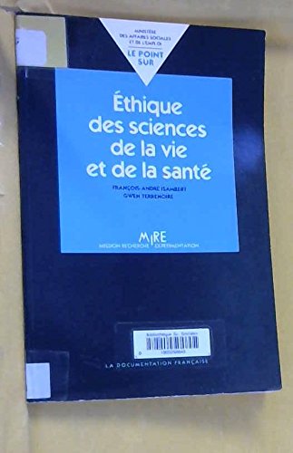 Stock image for Ethique des sciences de la vie et de la sant for sale by LibrairieLaLettre2