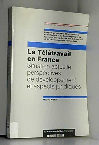 Beispielbild fr Le Teletravail en France zum Verkauf von Ammareal