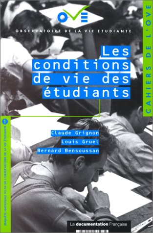 Beispielbild fr Les Conditions de vie des  tudiants: Enquête 1994 zum Verkauf von WorldofBooks