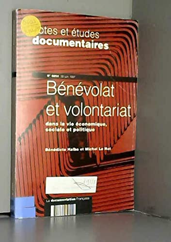 9782110037664: Bnvolat et volontariat dans la vie conomique, sociale et politique