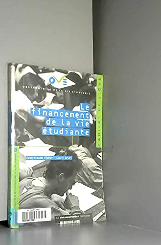 Beispielbild fr Le financement de la vie tudiante : Enqute 1994 zum Verkauf von Ammareal