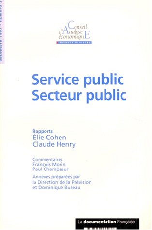 Beispielbild fr Service public, secteur public zum Verkauf von Ammareal