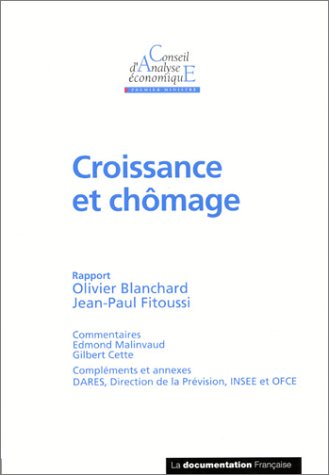Stock image for Croissance et chmage for sale by Ammareal