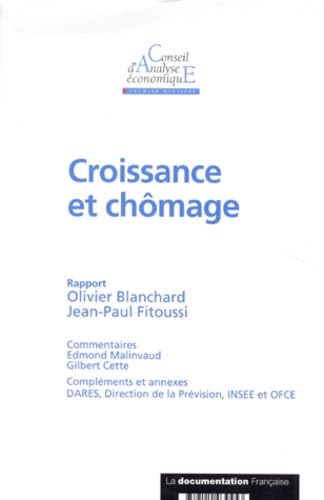 Stock image for Croissance et chmage for sale by Ammareal