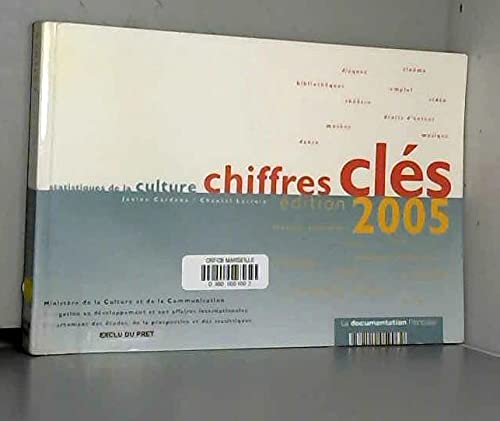 Stock image for Statistiques de la culture : Chiffres cls 2005 for sale by Ammareal