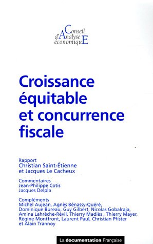 Beispielbild fr Croissance quitable et concurrence fiscale (CAE n.56) zum Verkauf von medimops