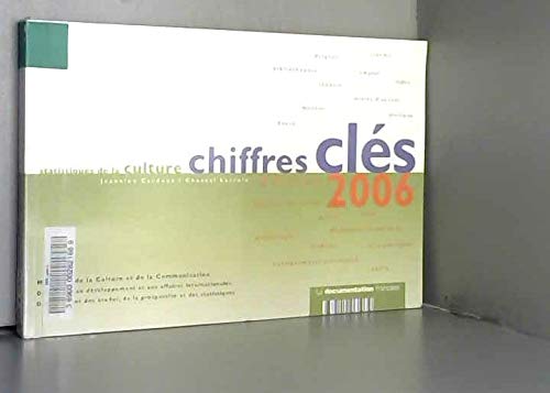 9782110061034: Statistiques de la culture: Chiffres cls 2006