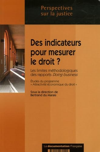 9782110062444: Des indicateurs pour mesurer le droit ?: Les limites mthodologiques des rapports Doing Business