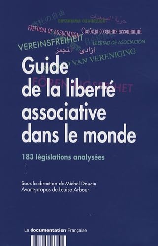 9782110063007: Guide de la libert associative dans le monde: 183 lgislations analyses