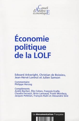 Beispielbild fr Economie politique de la LOLF zum Verkauf von medimops