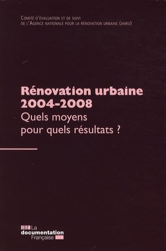 Stock image for Rnovatioon urbaine 2004-2008 for sale by A TOUT LIVRE