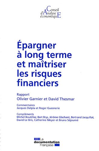 Beispielbild fr Epargner  long terme et maitriser les risques financiers (CAE n.86) zum Verkauf von Ammareal