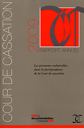 9782110078933: Les personnes vulnrables dans la jurisprudence de la Cour de cassation: Rapport annuel 2009